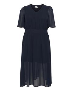 Платье KAFFE CURVE Evi, темно-синий