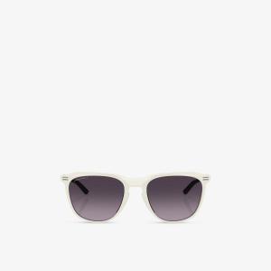 Солнцезащитные очки Oakley квадратные из ацетата, прозрачный