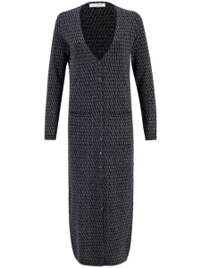 Платье из вирджинской шерсти VALENTINO GARAVANI, серый