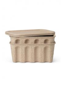 Контейнер Paper Pulp Box, 2 шт. ferm Living, бежевый