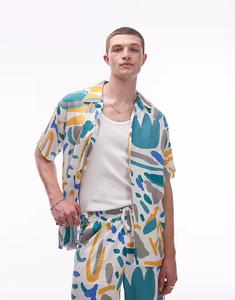 Разноцветная рубашка с принтом antigua Parlez