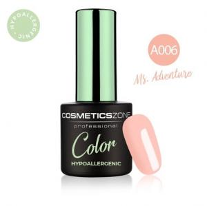 Гипоаллергенный персиковый гибридный лак для ногтей 7 мл – Ms. Приключение A006 Cosmetics Zone