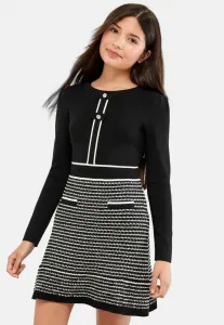 Платье-Комбинезон 2 в 1 стандартного кроя Lipsy, Black