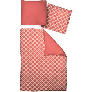 Постельное белье Adam «Марокканский Шираз» с клетчатым узором, красный