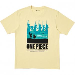 UNIQLO Футболка One Piece Collaboration Edition SS25 Men's Yellow