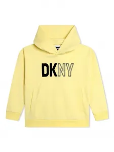 Худи с логотипом Dkny Kids, желтый