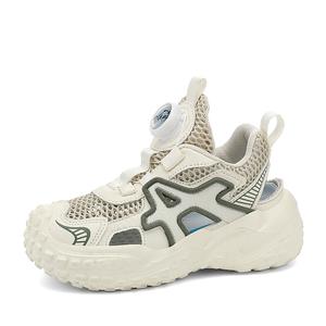 Скользоустойчивые амортизирующие износостойкие дышащие низкие детские повседневные кроссовки для подростков SUPEREDGE, белый/розовый