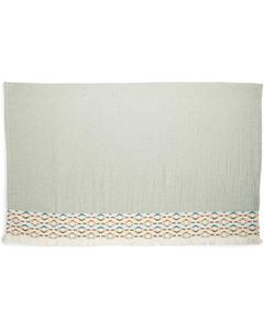 Унисекс плед из хлопка с бахромой Pendleton Fringed Cotton Throw, Sierra Border