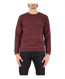 Толстовка с круглым вырезом и вышитым логотипом Dondup, красный