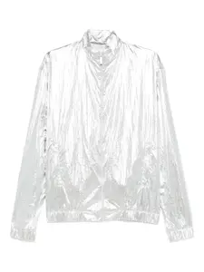 Куртка на молнии с металлическим эффектом Medeea