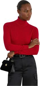 Свитер Lauren Ralph Lauren Women's Silk-Blend Turtleneck Sweater, Ralph Red