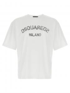 Футболка свободного кроя DSQUARED2, белый