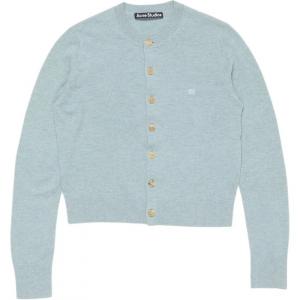 Кардиган с длинными рукавами Acne Studios, светло-голубой