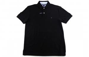 Мужская поло Tommy Hilfiger, черный