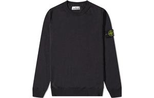 Свитер мужской Stone Island с логотипом, серый