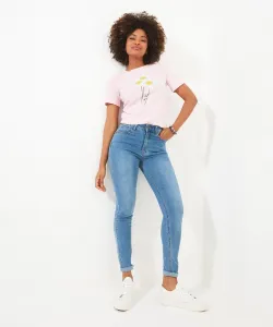 Базовые эластичные джинсы скинни с высокой талией Joe Browns, мультиколор