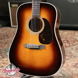 Акустическая гитара Martin D-28 Dreadnought - 1935 Sunburst с жестким футляром