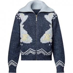 LOUIS VUITTON Джемпер Zippered Knitted Blouson