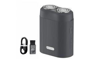 Влажная и сухая стрижка, электробритва с двумя скоростями, быстрая зарядка за 1 час Showsee, черный