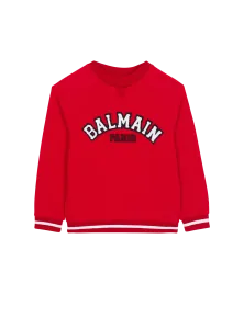 Свитер Balmain Varsity, красный