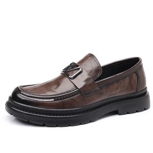 KACHILANG Мужские повседневные туфли мужские низкие топы коричневые, цвет Brown