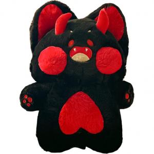 Плюшевая игрушка Dumb And Cute Cartoon Demon Angel Doodoo Meow CHUNTUSHU, черный