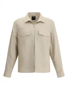 Куртка-рубашка на молнии Zegna, нейтральный