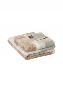 Полотенце Cawö Cashmere, 50x100 см, бежевый / белый