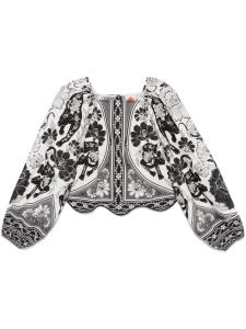 FARM Rio блузка Flower Leopard, белый
