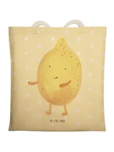 Шоппер Mr. & Mrs. Panda, желтый пастельный