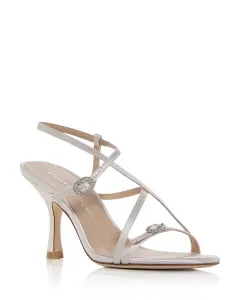 Женские босоножки Kensington с ремешками Stuart Weitzman, белый