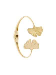 Золотой браслет-кафф Ginkgo Aurelie Bidermann