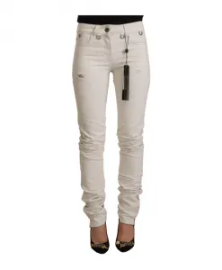 Джинсы узкого кроя Karl Lagerfeld, белый