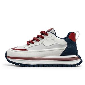 Нескользящие, износостойкие, дышащие низкие повседневные туфли для мужчин JKEM, White Yellow