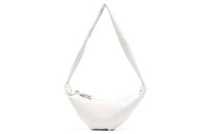 Lemaire Сумка-круассан из коровьей кожи серии Croissant унисекс белый через плечо на плечо