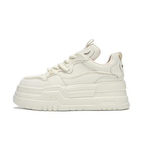 FION Низкие женские кроссовки для скейтбординга бежевого цвета