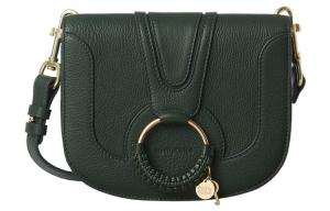 See By Chloe Сумка-седло из козьей кожи Хана Грейн через плечо женская Джаспер