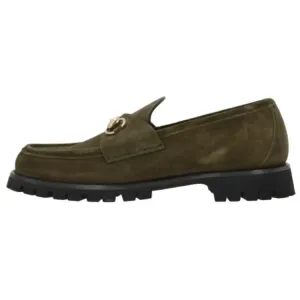 GUCCI Лоферы Horsebit женские зеленые