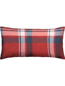 Наволочка из высококачественной фланели красного цвета, сотканная в ярких цветах Erwin Müller, 40 x 80 см