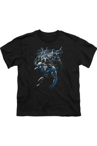 Футболка с коротким рукавом для детей "Batman Dynamic Duo" Gildan, черный