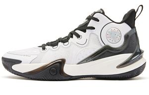 Баскетбольные кроссовки Busters 5ELITE Мужские Низкие Черно-белые QIAODAN