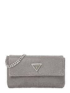 Клатч GUESS Clutch Zalina, серебряный