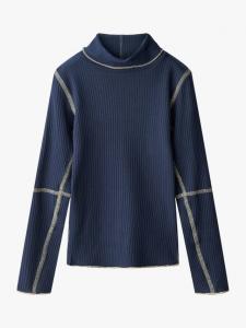 Детский свитер Rennie с длинными рукавами и ребристым воротником Molo, Galaxy Blue