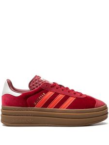 Кроссовки adidas Gazelle Bold "Velvet Pack - Victory Red/Bright Red/Off White", красный