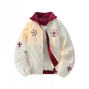 Пуховик Unisex Lapel Thickened Padded Puffer Jacket HUANQIU, бежевый (красный )