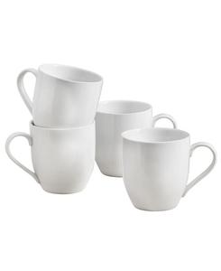 Набор из 4 кружек Everyday Whiteware Coupe Mug Fitz and Floyd, White