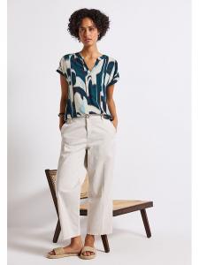 Street One Блузка цвета бензин/крем