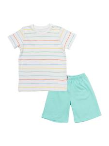 Детские шорты из органического хлопка белого цвета. Schlummersack