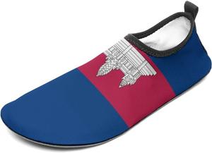 Водные тапочки с флагом Колумбии Calculay, пляжная обувь для мужчин и женщин, для бассейна, йоги и серфинга, 11/12men Style-14