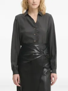 Рубашка с оборками Never Fully Dressed, зеленый